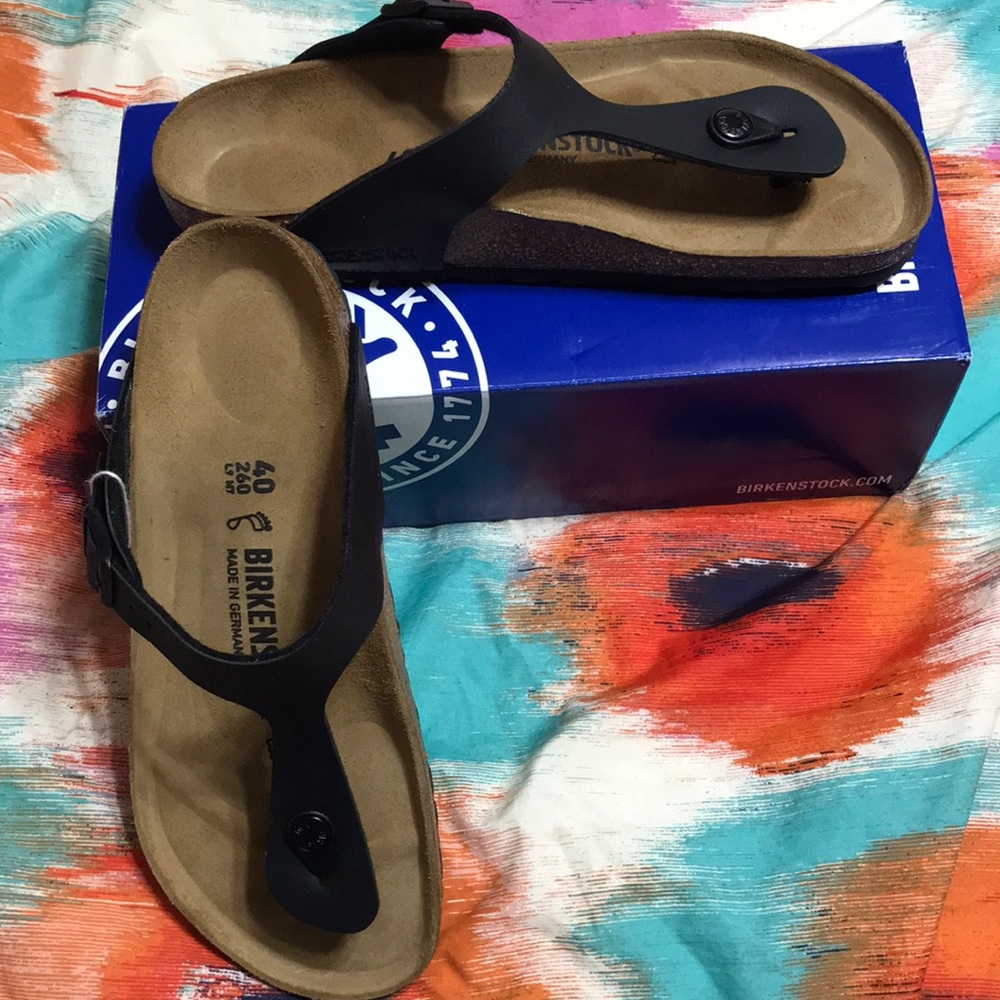 Gizeh Birkenstock Black brand new